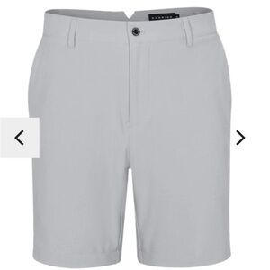 Dunning Golf Player Fit Woven 8”  Shorts‎ Grey Mens Size 35